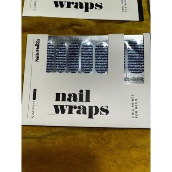Nails Mailed Set of 4 Nail Wraps NWT - Picture 2 of 5